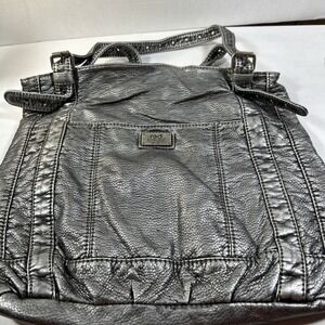 Red By Marc Ecko Silver‎ Black Handbag Shoulder Purse